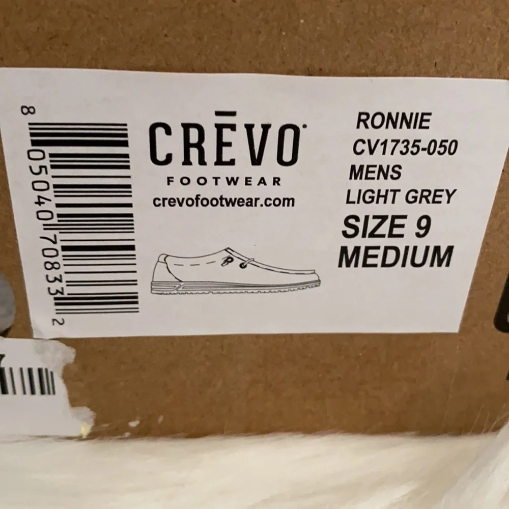 Nwt crēvo Ronnie slip on gray loafer sneakers